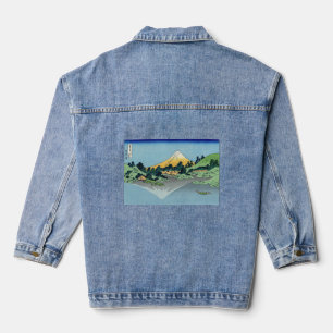 Chaqueta Vaquera Hokusai - El Monte Fuji reflexiona en el lago Kawa