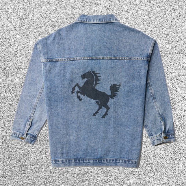 Chaqueta Vaquera Horse Stallion Silouhette (Subido por el creador)