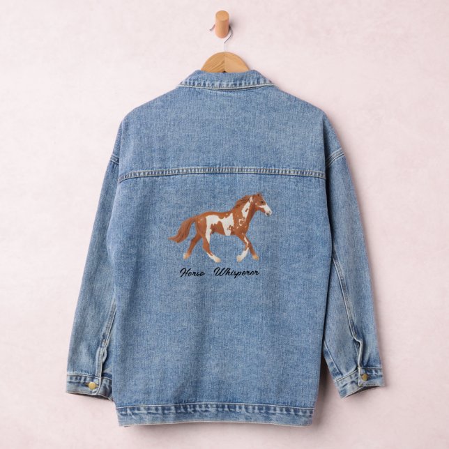 Chaqueta Vaquera Horse Whisperer caballo amante denim (Hangar)