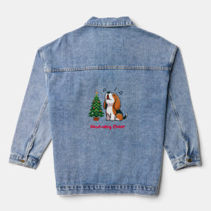 Chaqueta Vaquera Howl-iday Cheer Beagle Con Un Diseño De Árbol De N