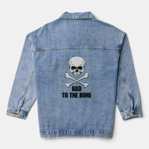 Chaqueta Vaquera Huesos De Calavera Malos Para El Hueso