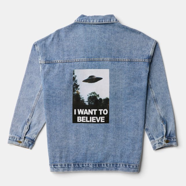 Chaqueta Vaquera I want to believe (Reverso )