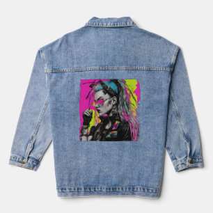Chaqueta Vaquera Icono de punk Denim Jacket