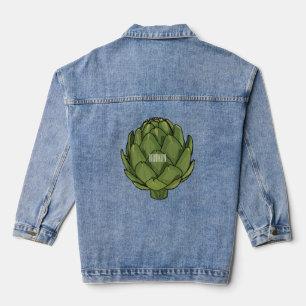 Chaqueta Vaquera Ilustracion de personalizado Artichoke