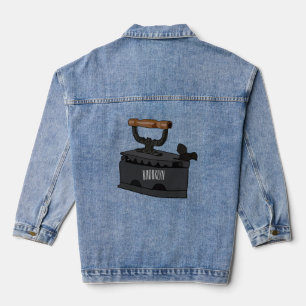Chaqueta Vaquera Ilustracion de personalizado de carbón vegetal