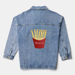 Chaqueta Vaquera Ilustracion de personalizado de comida rápida de p
