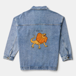 Chaqueta Vaquera ilustracion de personalizado naranja