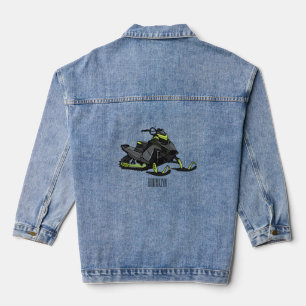 Chaqueta Vaquera Ilustracion de personalizado para motos de nieve