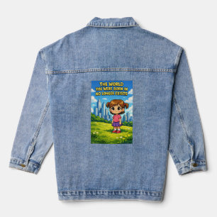 Chaqueta Vaquera Ilustración Del Mundo En El Que Naciste Ya No Exis