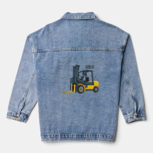 Chaqueta Vaquera Ilustracion del personalizado de elevación de la h