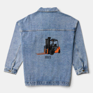 Chaqueta Vaquera Ilustracion del personalizado de elevación de la h
