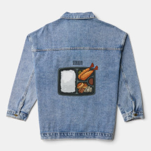 Chaqueta Vaquera Ilustracion personalizado Bento