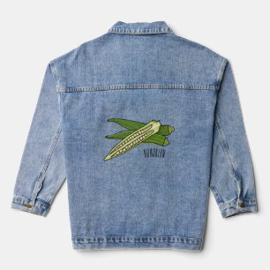 Chaqueta Vaquera Ilustracion personalizado de Okra