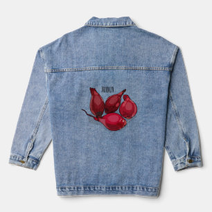 Chaqueta Vaquera Ilustracion personalizado de Shallot