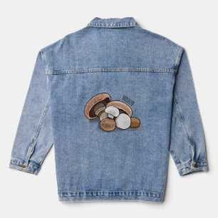 Chaqueta Vaquera Ilustracion personalizado hongo