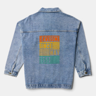 Chaqueta Vaquera Impresionante Desde Mayo De 1959 Vintage 63 Hombre