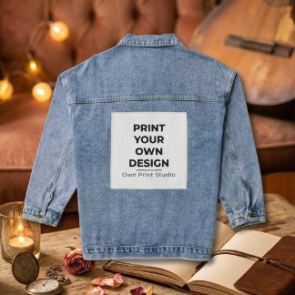 Chaqueta Vaquera Imprime tu propio diseño | Imprimiendo el mío a me