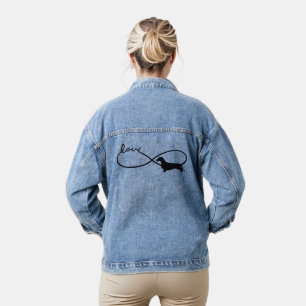 Chaqueta Vaquera Infinito Amor Lemniscata Dachshund Pelo Corto 1