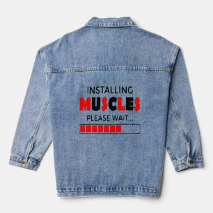 Chaqueta Vaquera Instalación de músculos