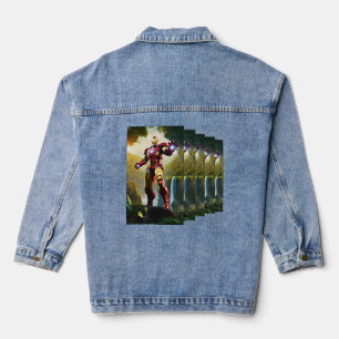 Chaqueta Vaquera Ironman Printed Casual Denim Jacket