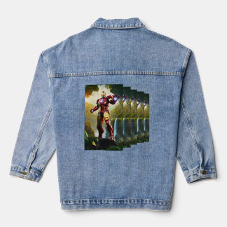 Chaqueta Vaquera Ironman Printed Casual Denim Jacket