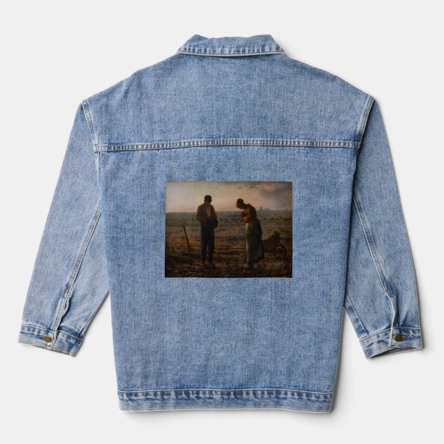 Chaqueta Vaquera Jean-Francois Millet - The Angelus (Reverso )