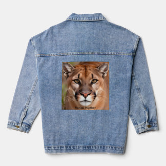 Chaqueta Vaquera Jean Jacket Image of Florida Panther