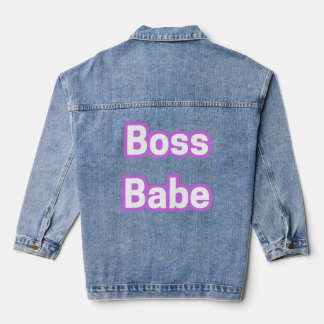 Chaqueta Vaquera Jefe Babe Denim Jacket - Poder, Estilo y Sass.