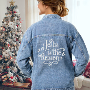 Chaqueta Vaquera Jesús Es La Razón Por La Que Los Navidades