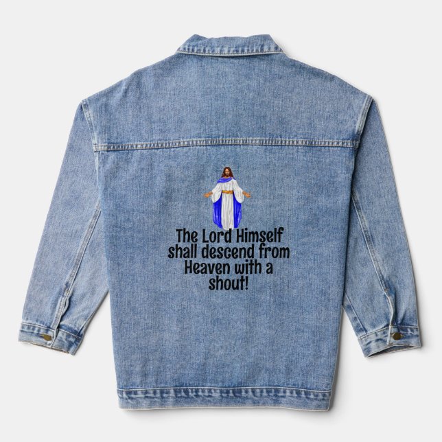 Chaqueta Vaquera Jesus is coming! Denim Jacket (Reverso )