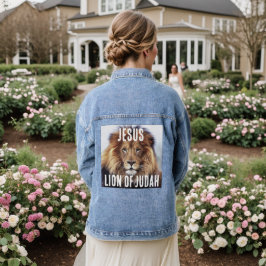 Chaqueta Vaquera JESÚS LION DE JUDAH Denim Jean Jacket