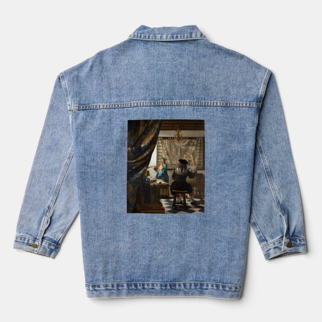 Chaqueta Vaquera Johannes Vermeer - La historia de la pintura (Reverso )