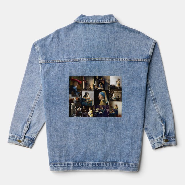Chaqueta Vaquera Johannes Vermeer - Masterpieces Patchwork (Reverso )