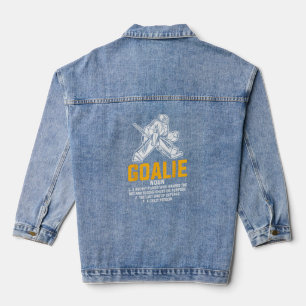 Chaqueta Vaquera Jugador de hockey sobre hielo de hockey Goalie 3