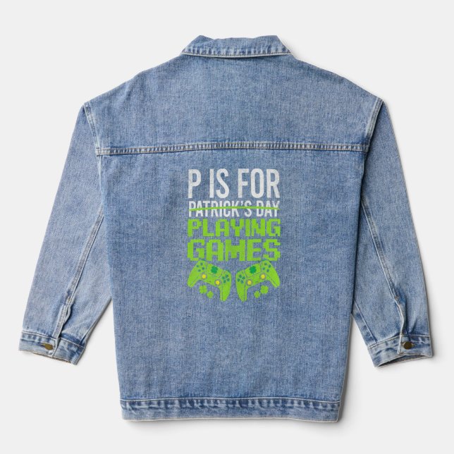 Chaqueta Vaquera Jugador Día De Sta Patrocinadores Para Los Niños (Reverso )
