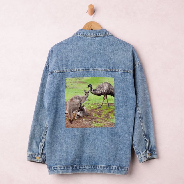 Chaqueta Vaquera Kangaroos Y Emu, Damas Denim Jacket (Hangar)