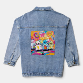 Chaqueta Vaquera Kawaii Candy Parade Colorido Personalizado