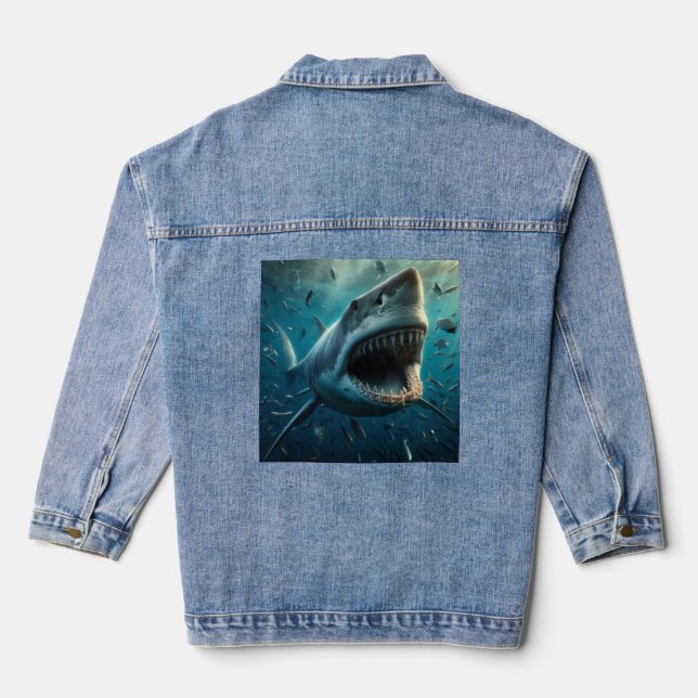 CHAQUETA VAQUERA KILLER SHARK DENIM JACKET (Reverso )