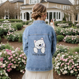 Chaqueta Vaquera KiniArt Samoyed