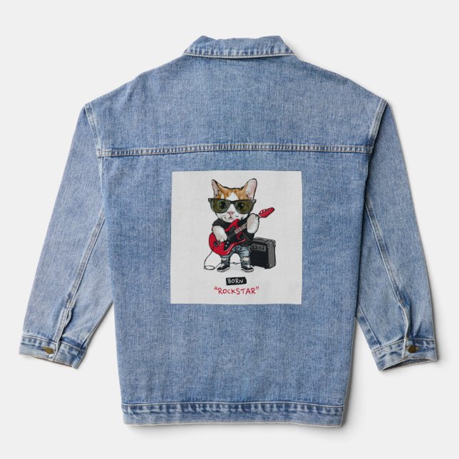 Chaqueta Vaquera Kitty Rockstar T-Shirt (Reverso )