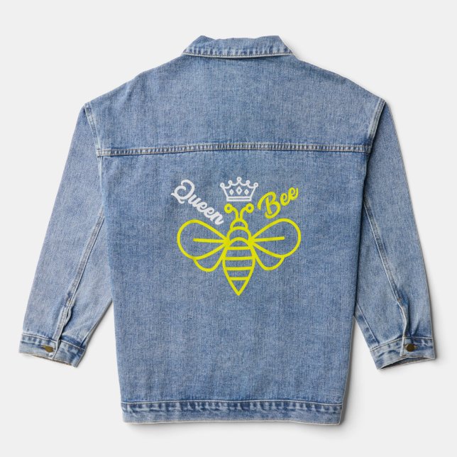 Chaqueta Vaquera La apicultura de la reina abeja (Reverso )
