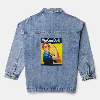 Chaqueta Vaquera La camiseta de Riveter T, rosada para las mujeres