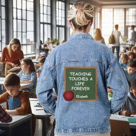 CHAQUETA VAQUERA LA ENSEÑANZA TOCA UNA VIDA PARA SIEMPRE