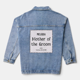 Chaqueta Vaquera La madre del Boda elegante del Groom Personalizado