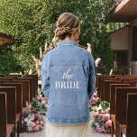 Chaqueta Vaquera La novia<br><div class="desc">Magnífica chaqueta de denim. ¡Perfecto para la foto con la fiesta de las novias!</div>