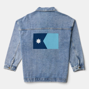 Chaqueta Vaquera La nueva bandera del estado de Minnesota (rediseño