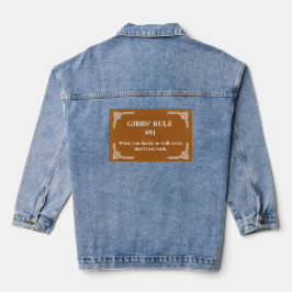 Chaqueta Vaquera la regla 91 de Gibbs