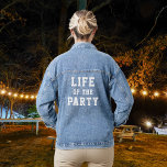 Chaqueta Vaquera La vida del Fiesta Bridal Party<br><div class="desc">Magnífica chaqueta de denim. ¡Perfecto para la foto con la fiesta de las novias!</div>