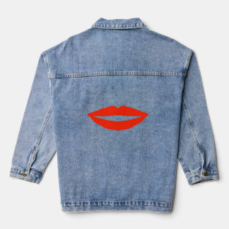Chaqueta Vaquera Labios rojos