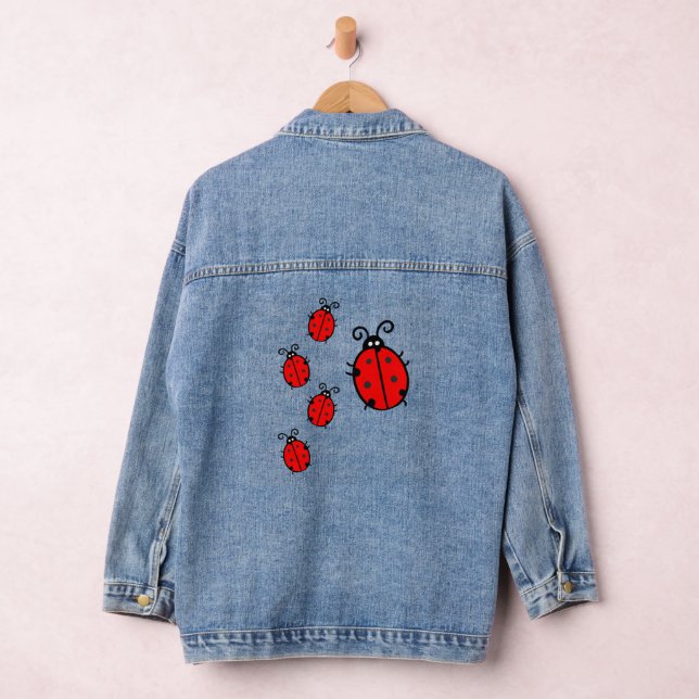 Chaqueta Vaquera Lady Bugs Design Denim Jacket (Hangar)